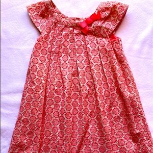 Cheroee Beige Cap Sleeve Dress Sz 5T Preown. 
Sleeveless Round Neck